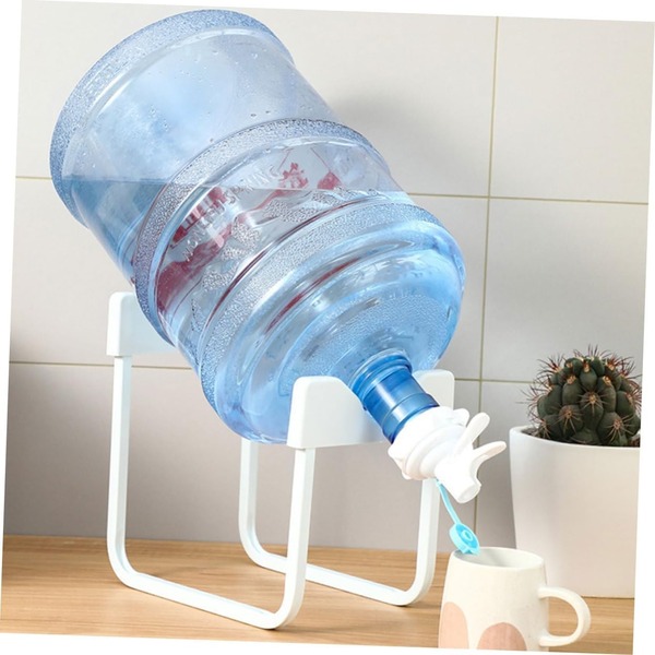 metal bottle stand with nozzle