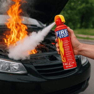 portable fire extinguisher spray