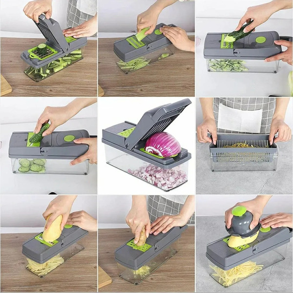 16-in-1 Manual Vegetable Chopper
