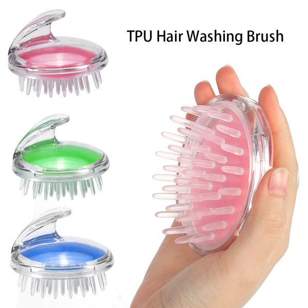 Silicone Scalp Massager Brush – Anti Dandruff Hair Wash Tool - Image 3