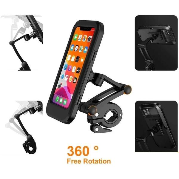 waterproof bike phone mount